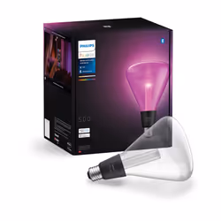 Philips Hue Lightguide Triangle Smart Bulb, White and Color Light, Bluetooth Compatible, Voice Control with Alexa, Apple Home ...