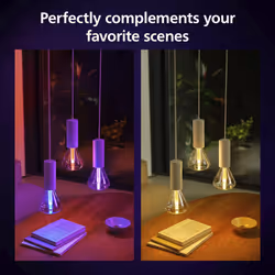 Philips Hue Lightguide Triangle Smart Bulb, White and Color Light, Bluetooth Compatible, Voice Control with Alexa, Apple Home & Google Assistant