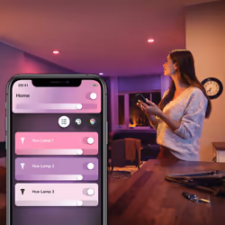 Philips Hue New White and Colour Ambiance Smart Light [GU10 Spot] with Bluetooth. Works with Alexa, Google Assistant and Apple Homekit. for Home