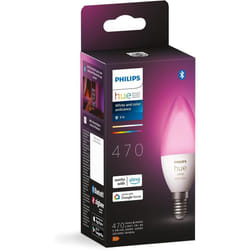 Philips Hue White and Colour Ambiance Smart Light Bulb [E14 Small Edison Screw] with Bluetooth. Works with Alexa, Google Assistant and Apple Homekit