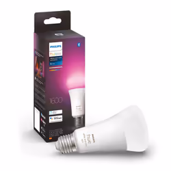 Philips Hue White and Colour Ambiance Smart Light Bulb 100W - 1600 Lumen [E27 Edison Screw] with Bluetooth. for Indoor Home L ...
