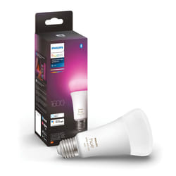 Philips Hue White and Colour Ambiance Smart Light Bulb 100W - 1600 Lumen [E27 Edison Screw] with Bluetooth. for Indoor Home Lighting, Livingroom,