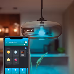 Philips Hue White and Colour Ambiance Smart Light Bulb 100W - 1600 Lumen [E27 Edison Screw] with Bluetooth. for Indoor Home Lighting, Livingroom,