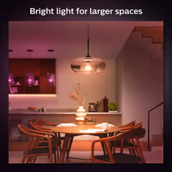 Philips Hue White & Colour Ambiance Single Smart Bulb LED [B22 Bayonet Cap] - 1600 Lumens (100W Equivalent). Works with Alexa, Google Assistant and