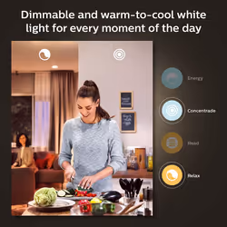 Philips Hue White & Colour Ambiance Single Smart Bulb LED [B22 Bayonet Cap] - 1600 Lumens (100W Equivalent). Works with Alexa, Google Assistant and