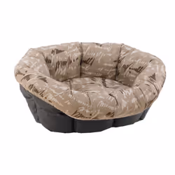 Ferplast Cushion for dog and cat bed SOFA' CUSHION 8 Padded spare cover for pet bed, Soft cotton washable, Adjustable with elastic cord, 85 x 62 x h
