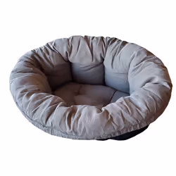 Ferplast Cushion for dog and cat bed SOFA' CUSHION 4 Padded spare cover for pet bed, Soft cotton washable, Adjustable with el ...