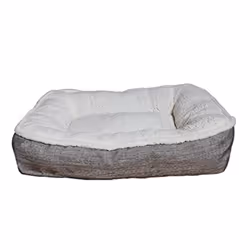 Rosewood Plush/Tweed Teddy Bear Dog Mattress, Large