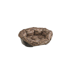 Ferplast Plastic Dog and Cat Bed with Padded Dog and Cat Cushion SOFA' Dog Bed with Padded Cushion, Washable, 64 x 48 x 25 cm
