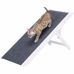 Trixie furniture ramp, height-adjustable 29/36/43 cm, wide running surface 36 ? 90 cm, 39375, white