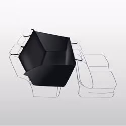Trixie 1348 Protective Car Blanket, 1.50 ? 1.35 m, Black
