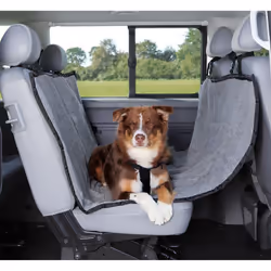 Trixie 1313 Protective Car Blanket, 1.45 ? 1.60 m, Light Grey/ Black