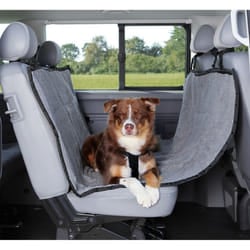 Trixie 1313 Protective Car Blanket, 1.45 ? 1.60 m, Light Grey/ Black