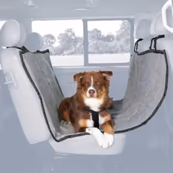 Trixie 1313 Protective Car Blanket, 1.45 ? 1.60 m, Light Grey/ Black