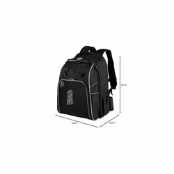 Trixie William Dog Backpack, Black, 33 x 23 x 43 cm