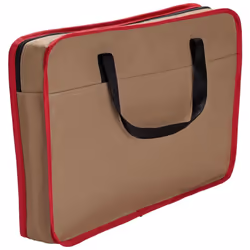HUNTER Kansas Carry Bag, Beige/Red