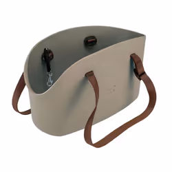 Ferplast With-Me Eva Dog Bag, 14 x 35 x 22 cm, Small, Dove Grey