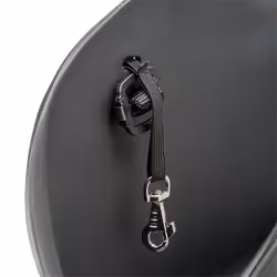 Ferplast Carrier bag for small dogs WITH-ME, EVA, Soft rubber plastic, washable, Adjustable handles, Safety belt included, 21.5 x 43.5 x h 27 cm Black