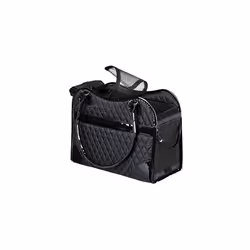 TRIXIE dog bag Amina - opens from top and front - integrated short leash - outside pockets - up to 5 kg - 18 x 29 x 37 cm - black - 36244