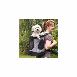 Trixie Rucksack Timon, 34 ? 44 ? 30 cm, schwarz/grau