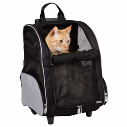 Trixie Nylon Trolley, 36 ? 50 ? 27 cm, Black/ Grey