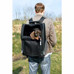 Trixie Nylon Trolley, 36 ? 50 ? 27 cm, Black/ Grey