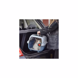 Ferplast Atlas 10 Deluxe Open Cat Carrier Dog Carrier, Secure and Practical, Durable, Open Top Design, Easy to Clean, Ideal for Travel, Pet Carrier up