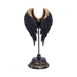 Nemesis Now Dark Angel Gothic Fallen Fae Wing Figurine, Black, 26cm