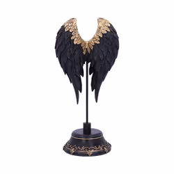 Nemesis Now Dark Angel Gothic Fallen Fae Wing Figurine, Black, 26cm