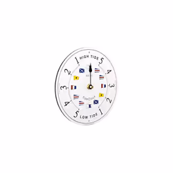 Acctim Ryde Tidal Wall Clock High & Low Tide White 20cm