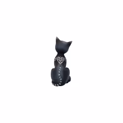 Nemesis Now Mystic Kitty Figurine 26cm, Resin, Black, Spirit Board Cat, Baroque Design Planchette, Cast in the Finest Resin, Painstakingly