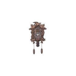 Acctim Hamburg Cuckoo Pendulum Wall Clock, Black Brown