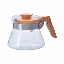 Hario New Coffee Server 400 ml Olive Wood, 2 Cup