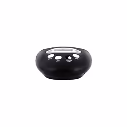 Acctim 14193 Eclipse Solar Dual Power Alarm Clock, Black