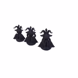 Nemesis Now Cult Cuties Three Wise Baphoboo 13.4cm, Resin, Black, Three Wise Baphoboo Figures, Baby Baphomet Figurines, Baphomet Collectibles, Cast in
