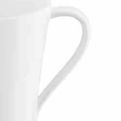 Alessi Mug To MMI24 - Heart-Shaped Mug in Bone China, White