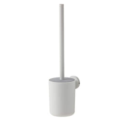 Tiger Urban Toilet Brush and Holder, Stainless Steel, White, 9.5 x 38.4 x 11.7 cm