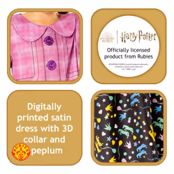 Rubies 3013261314 Child Costume HARRY POTTER: LUNA LOVEGOOD Kids Fancy Dress, Girls, Multicolour, 14-16 Years