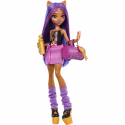 Monster High Skulltimate Secrets Doll and Accessories Set, Monster Mysteries Clawdeen Wolf with Dress-Up Closet and 19+ Surprises including Clothes,