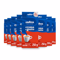 Lavazza Crema e Gusto Classico Ground Coffee for Moka Pot or Filtered Coffee Spicy Aromatic Notes Arabica and Robusta,Dark Ro ...