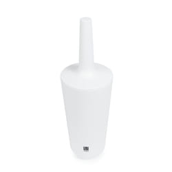 Umbra Corsa Toilet Brush, White, 10.08 x 10.08 x 32.72 cm