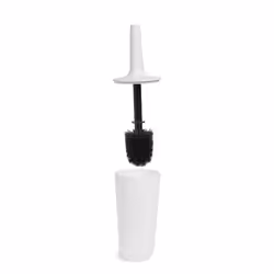 Umbra Corsa Toilet Brush, White, 10.08 x 10.08 x 32.72 cm
