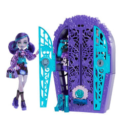 Monster High Skulltimate Secrets Doll & Accessories Set, Garden Mysteries Twyla with Reveal Closet & 19+ Tea Party Surprises like Clothes, HYT74