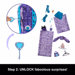 Monster High Skulltimate Secrets Doll & Accessories Set, Garden Mysteries Twyla with Reveal Closet & 19+ Tea Party Surprises like Clothes, HYT74