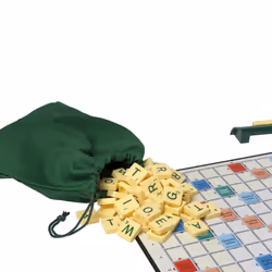Ideal Super Scrabble: twice as many tiles and a giant-sized board | Classic Games | For 2-4 Players | Ages 10+