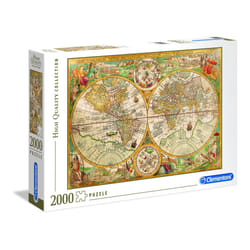 Clementoni 32557.3 Clementoni-32557-Collection-Ancient Map-2000 Pieces, Multi-Colour