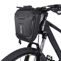 WILD MAN Quick Release 3L Hard Shell Rainproof Scooter Storage Bag for Kick Scooters Folding Bike Kick Board Handlebar Bag MTB (E8)