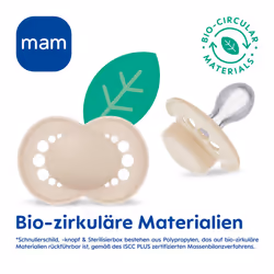 MAM Day & Night 16+ Months SkinSoft Silicone Pacifiers with 3 Travel Boxes, Pack of 6