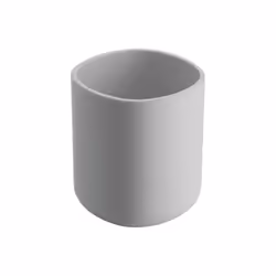 Alessi Toothbrush Holder, Stainless Steel, White, One Size