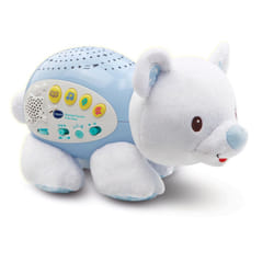 VTech 506903 Little Friendlies Starlight Sounds Bear, Soothing Baby Nighlight, Musical Toy with Sounds and Songs, Soft Cuddly Toy for Babies Aged 1